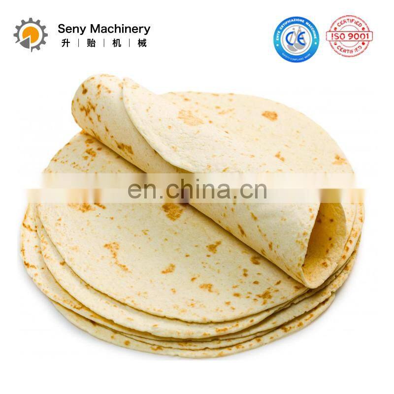 Fully automatic high capacity Chapati Pita Tortilla Roti bread Lavash making machine with natual gas oven