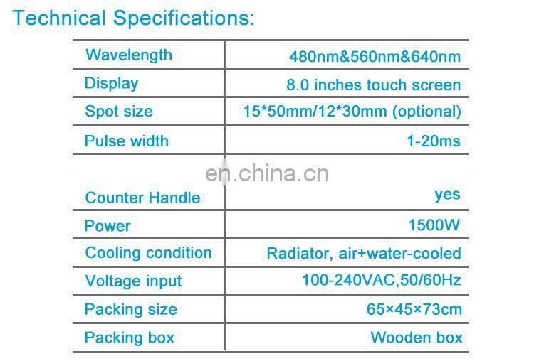 Personal IPL Hair Removal Machine for Home Use