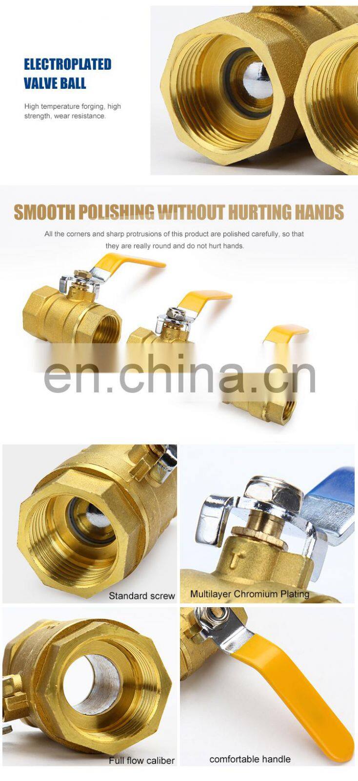 BT1058 super good market mini brass ball valve