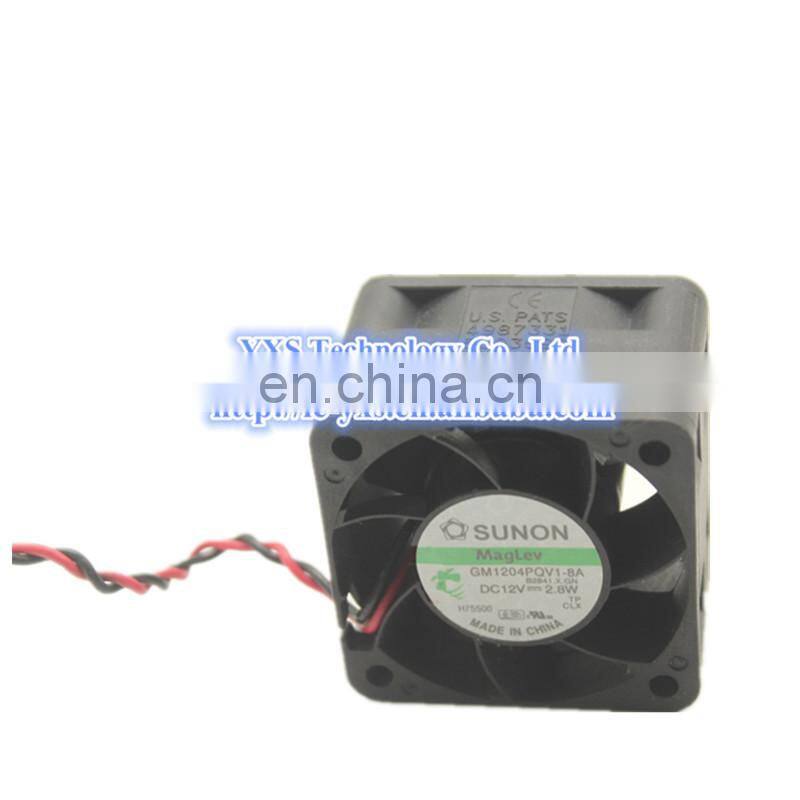GM1204PQB1-8A 4CM 4028 40*40*28mm DC 12V 2.8W 0.24A Cooling Fan