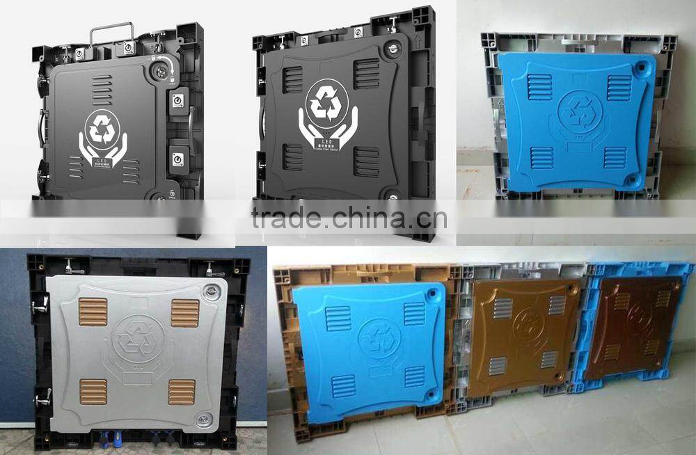 Ali trade assurance high definition 576*576*75mm electronic advertising p6 outdoor rental led display screen