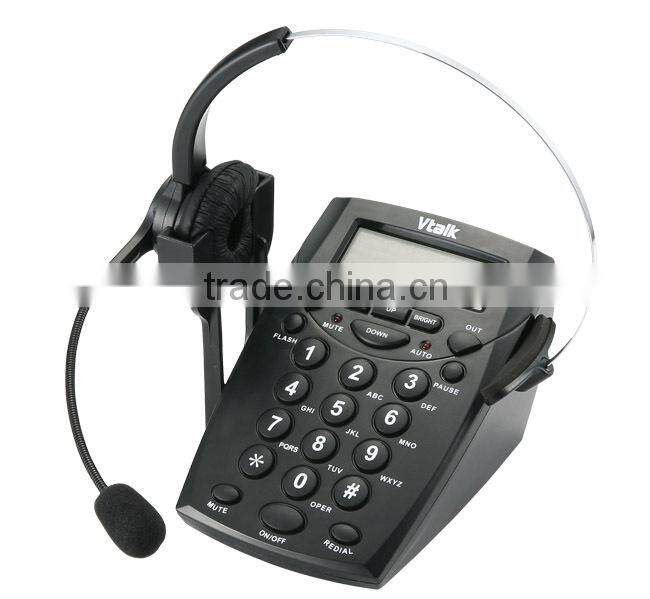 headset telephone pickup recorder