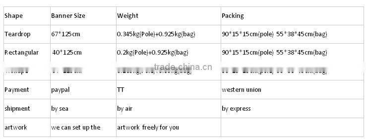 advertising backpack flag banner