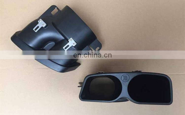 E CLASS W212 E63 B style carbon fiber rear diffuser with exhaust tips