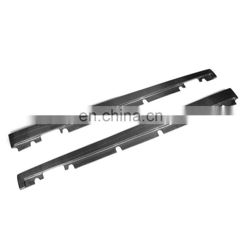 CLA Carbon Fiber Auto Car Side Skirts for Mercedes C117 CLA Class CLA250 14-15