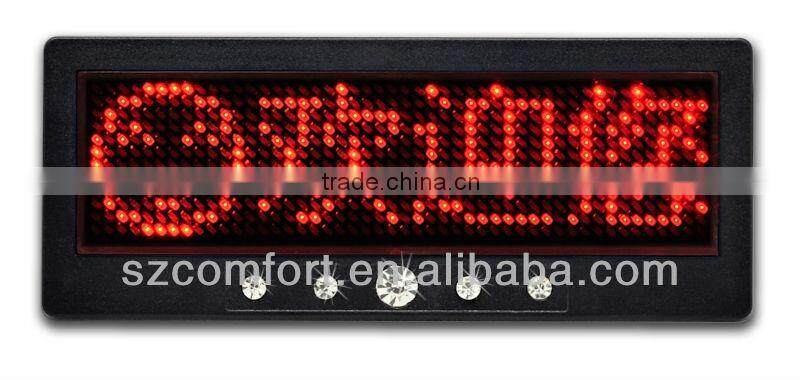 Hot sale fashion led name badge
