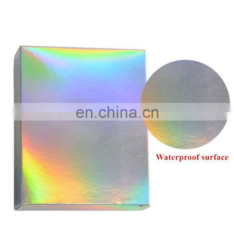 China supplier custom holographic packaging box for gift,cloths