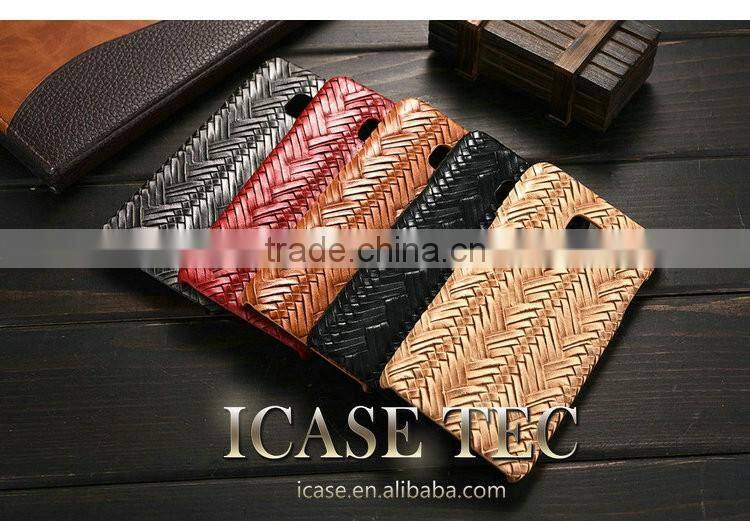 Newest Phone Case for Samsung Galaxy S6 Edge, High Quality Weave Pattern PU Leather Phone Cover for Samsung Galaxy S6 Edge Plus