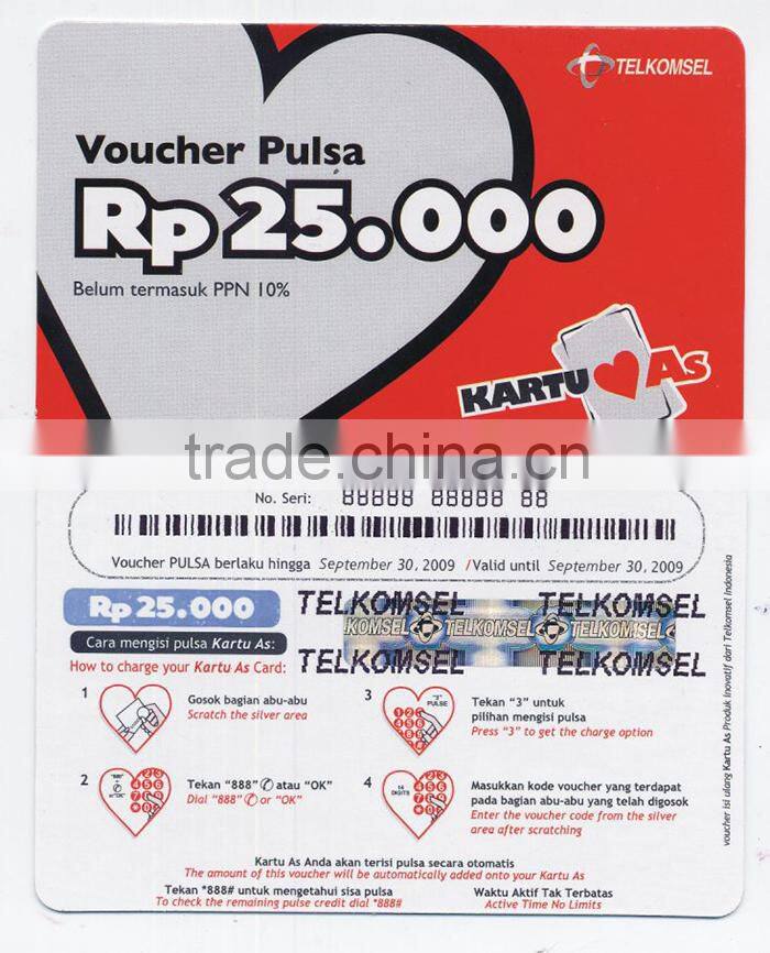 Personalized Design Magnetic Recharge Card