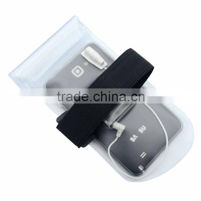 White waterproof arm bag For Sumsung note1 hand phone dry bag