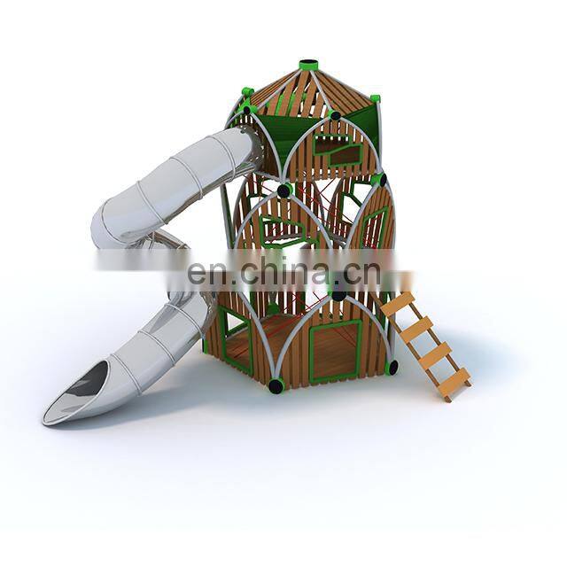 playground outdoor equipment playground stainless steel slides customized outdoor playground