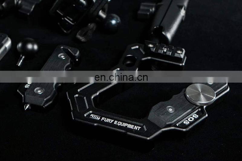 Offroad Black Light Weapons Handle for Jeep Wrangler JK 07+ Car Accessories Aluminum Handle