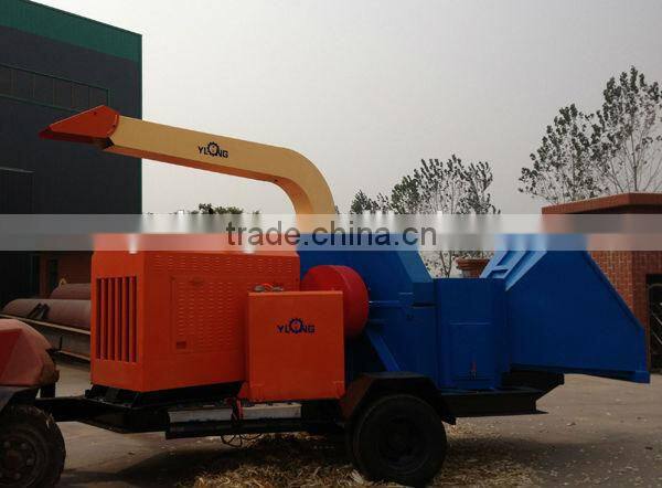 10-20ton/h diesel mobile wood chipper (CE)