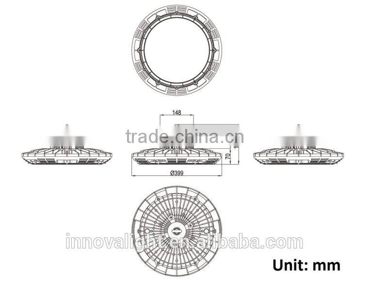 INNOVALIGHT 99usd Promotion Brand Chip 100W LED Low Bay Light