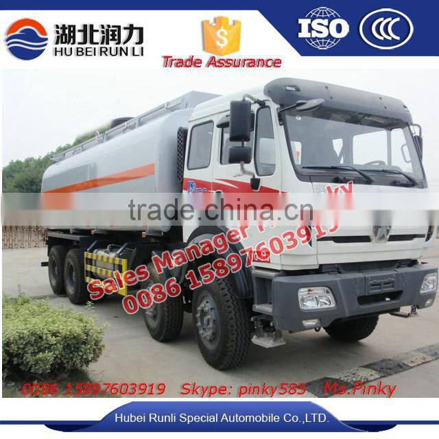 Baotou Beiben water/chemical aicd/oil/petrol,Fuel Tanker truck 8*4