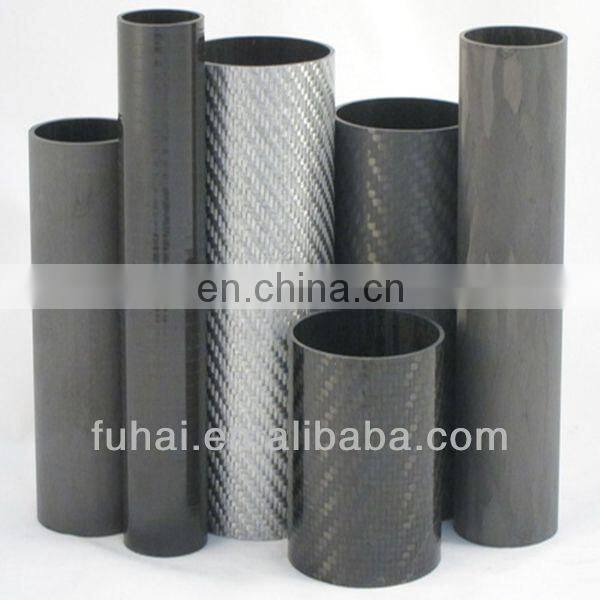 Factory Supply Carbon Fiber Tube, Customized 3K Carbon Fiber Tube