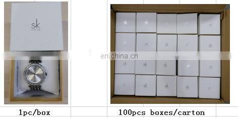 SINOBI Classic Men's Watch Simple Dial Good Quality Stainless Steel Milan Mesh Band Quartz Watches S9780G