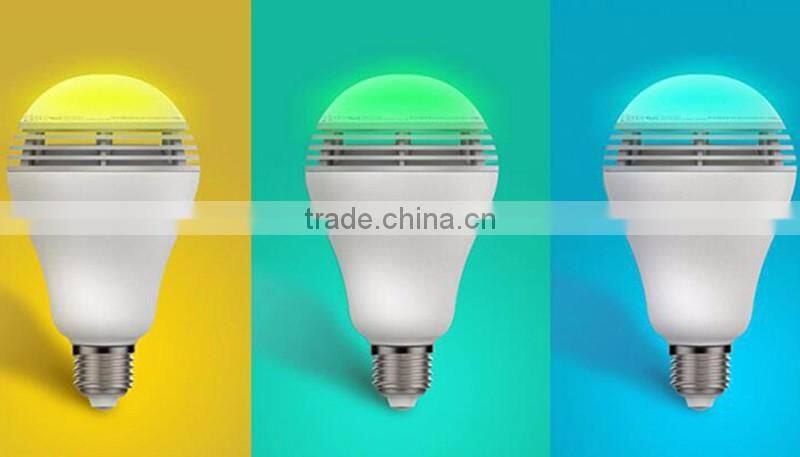 Hot sale 2016 bluetooth smart led bulb speaker