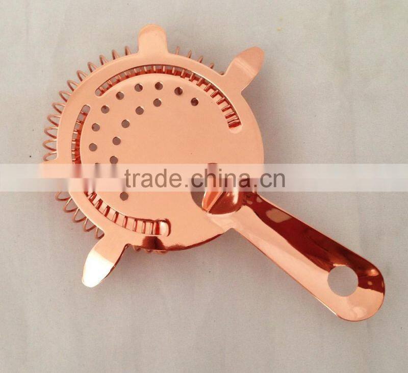 Stainless Steel 4-Prong Cocktail Strainer Bar Ice Strainer