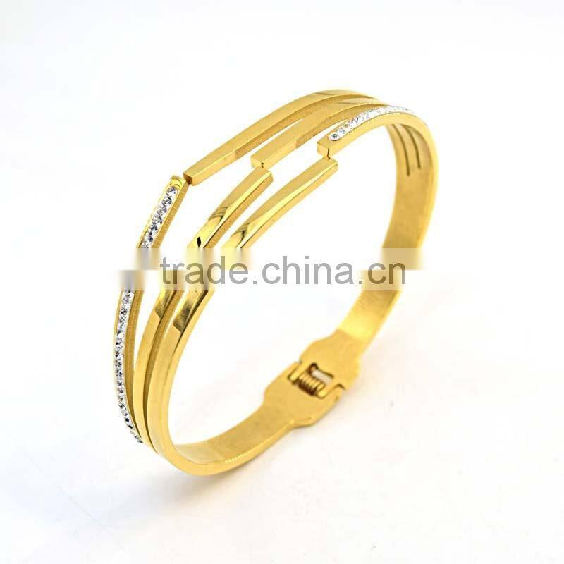 new products 2016 specail design Gold Color Luxury Bracelet for women