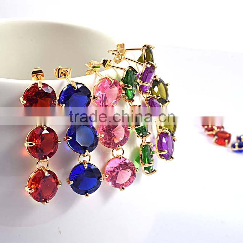 2016 trending products 2 gram gold beautiful designed earrings jewelry fashion earrings