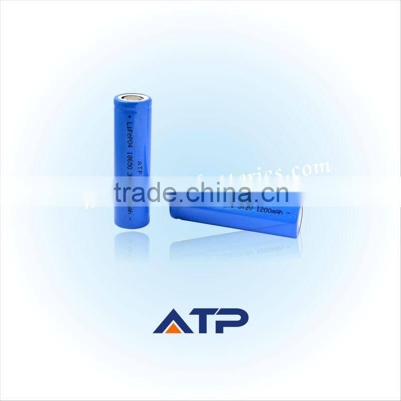 Alibaba China battery wholesale rechargeable lithium cells 18650 lifepo4 battery 3.2v 1200mah