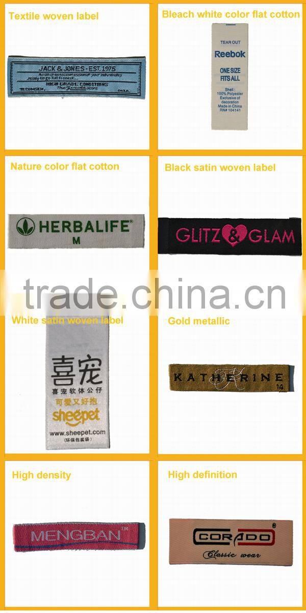 woven brand labels ,customized woven garment labels ,high quality brand label