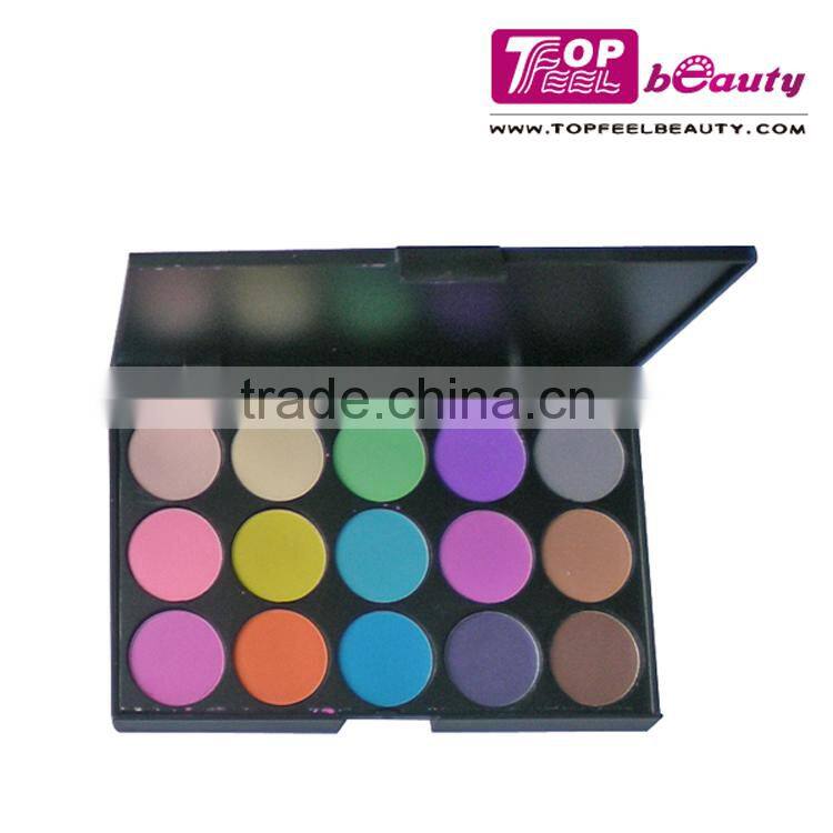 15 multi Colors oem professional eyeshadow palette makeup set