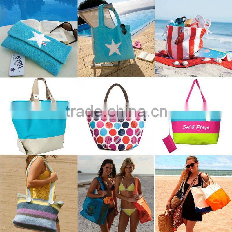 Professional custom all kinds of fashion beach towel bag