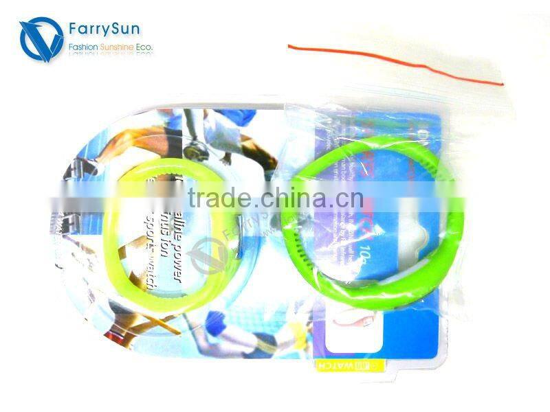 Trendy bright shining eco-friendly silicone mini watch