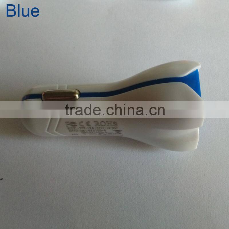 Promotional Output DC 5.0V 3.1A Portable Dual USB Car Charger