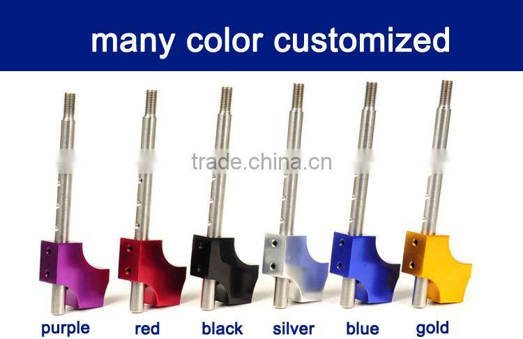 2015 wholesale red stainless steel gear shift lever,shift knob extender,car gear lever