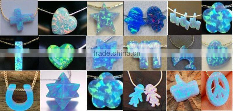 popular 925 sterling silver opal pendant charm 8 opal pendant for ladies