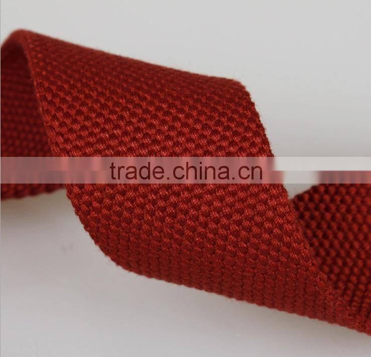 Apparel textile and accessories, 4.5cm red polyester cotton beads pattern webbing