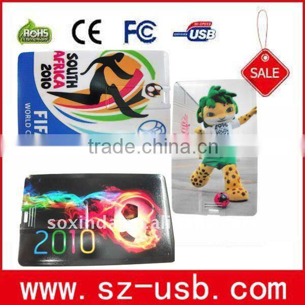 Colourful promotion credit card usb flash drives