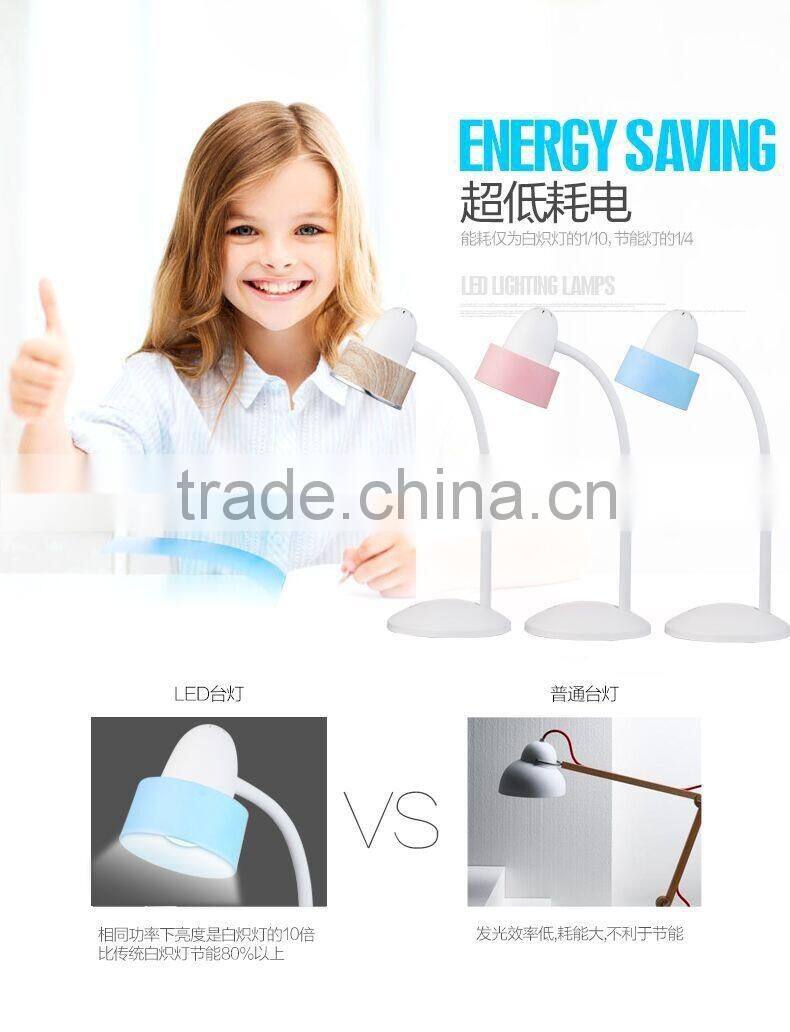 JK-860 Wholesale Hotel wooden clip Table Lights LED Desk Reaing Lamps for Bedroom