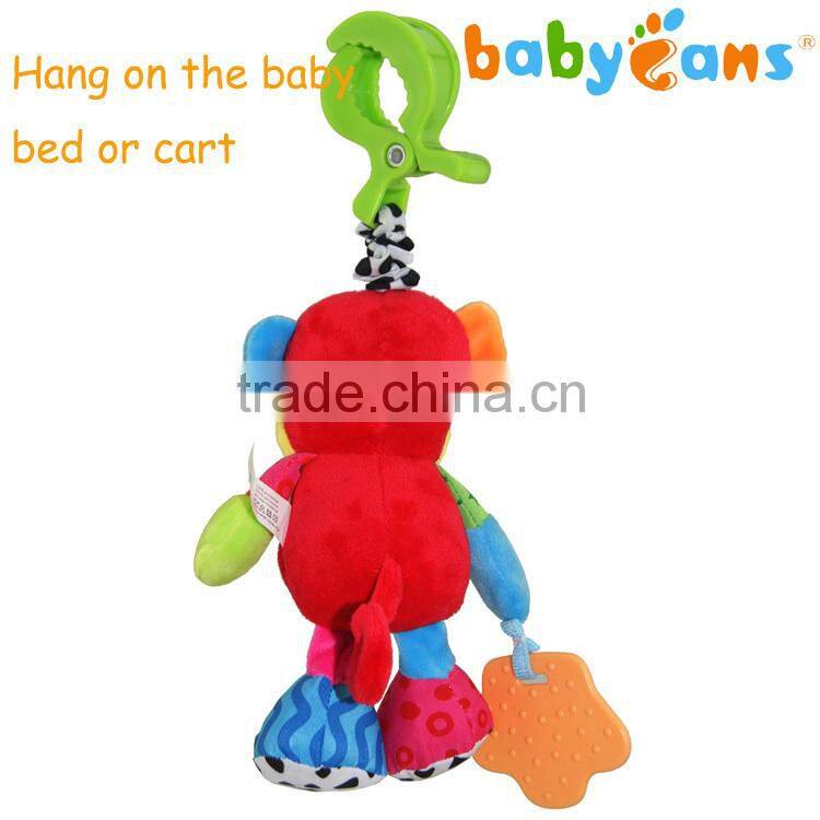 Babyfans Monkey Best Made Stuffed Plush Animal Shape Musical Baby Toys