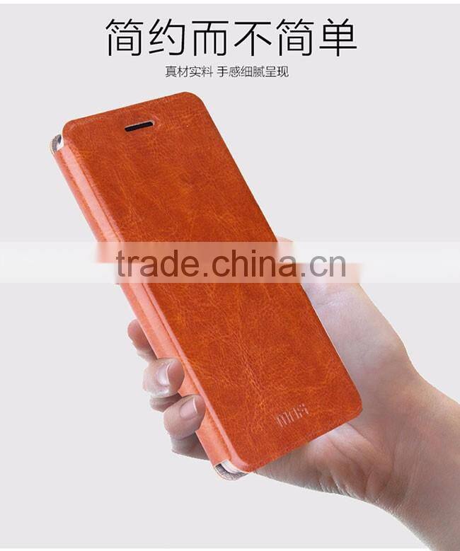 Original MOFI Luxury Rui Series Slim PU Leather For Xiaomi Mi 4C Stand Flip Leather Cover Phone Bag For XiaoMi 4C TB-0123