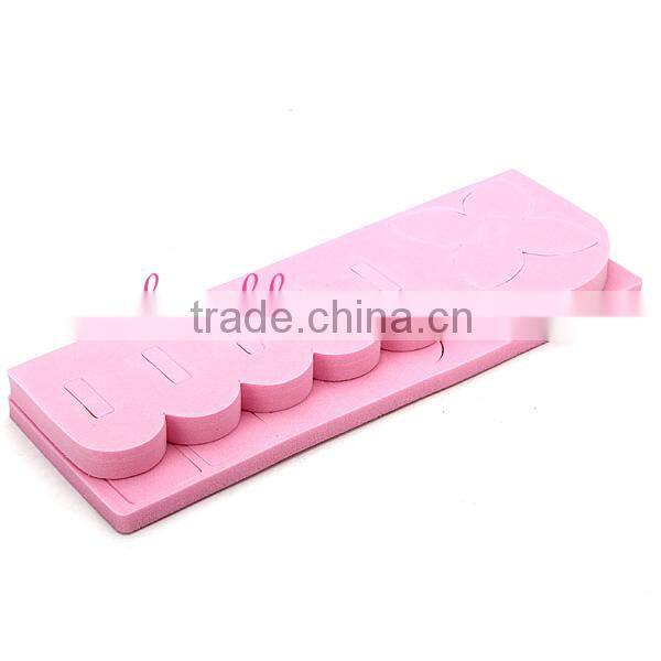 pink sponge eva nail practice stand holder