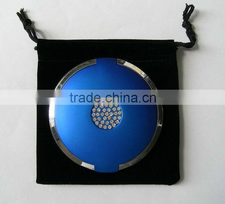 Fashion round Aluminum double side nice mirror