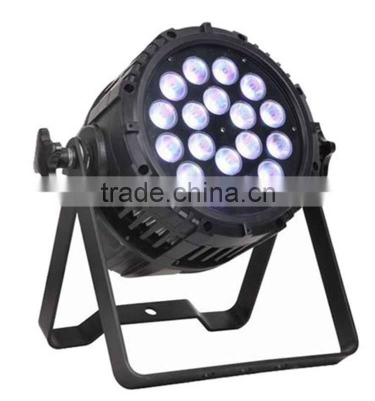 18pcs 10w 4 in 1 RGBW IP65 outdoor LED Zoom par light Dmx-512 waterproof Lighting Projector Party Club Pub KTV Dj Stage Lighting