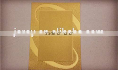 high quality gold foil paper Stickers Embossed