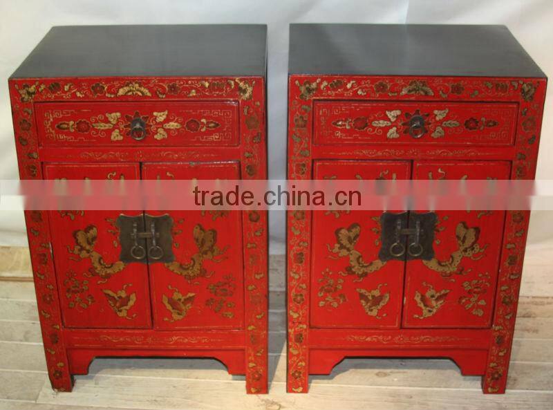 Beautiful butterfly Nightstand, bedroom cabinet
