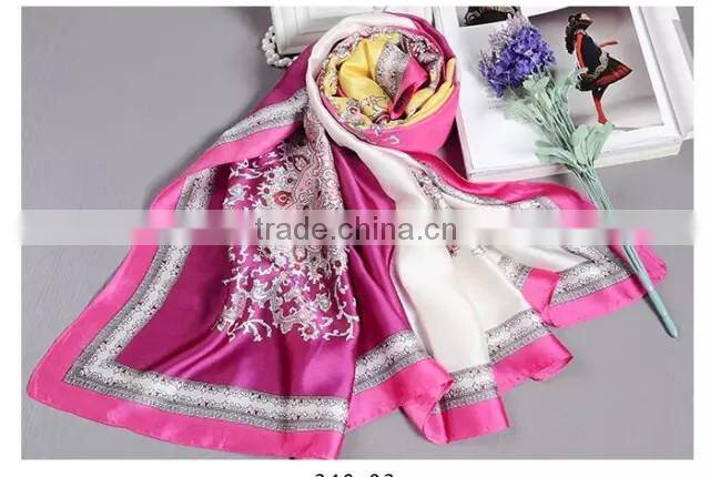 wholesale promotion dubai hijab 120*120cm digital print imitated silk satin square scarf,polyester satin hijab scarf head wear