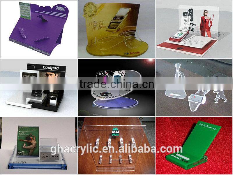 GH-RZ604 High quality hot sale Available For Any Design acrylic rack for office ,acrylic pen box