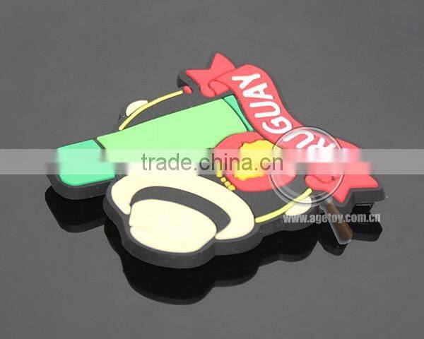 Soft Rubber Injection Molding Camping Sports Bottle Bag Cap Eco-friendly Soft PVC Uruguay Custom Personalized Fridge Magnet