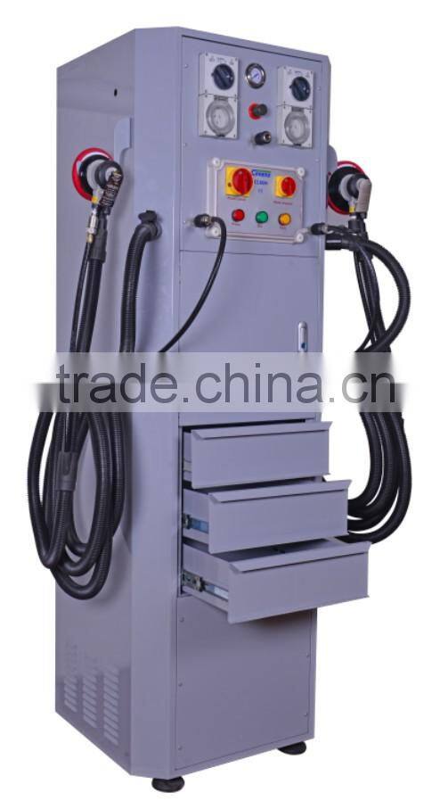 C100H Cabinet dust-free dry grinding (double working station)