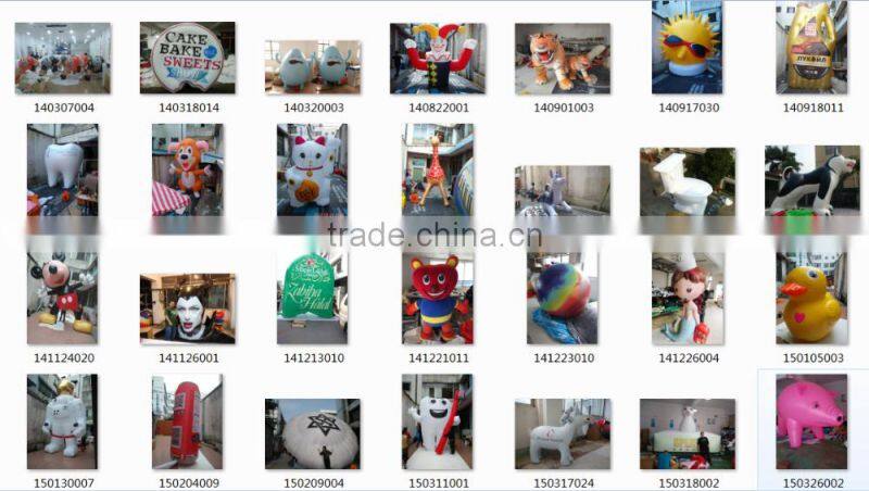 Custom giant Inflatable duck cartoon balloon, inflatable promotion toy