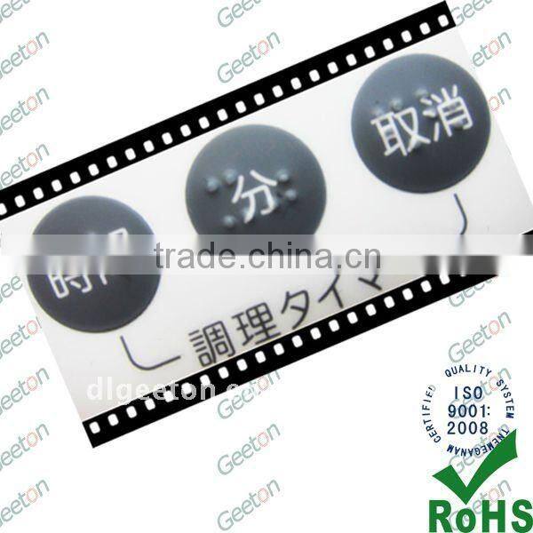 Embossing Graphic Nameplate Overlay