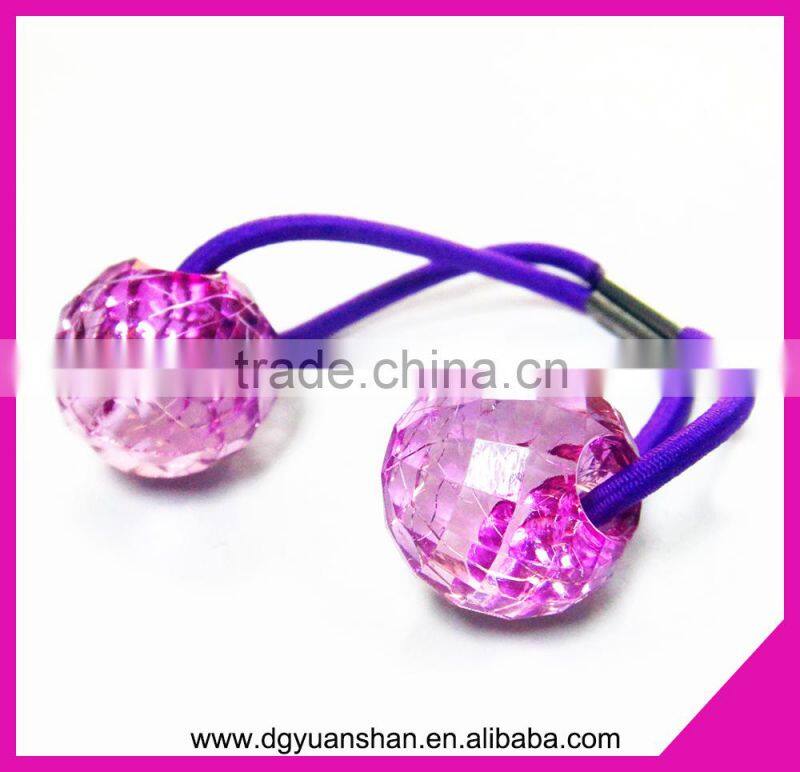 Acrylic ball decorate elastic hair band,hair accessories